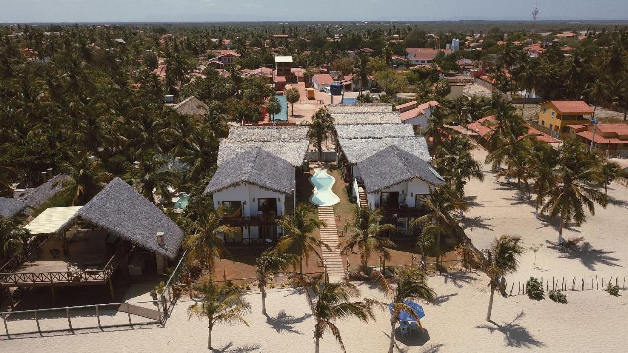 Ap. Peixe Boi Pe Na Areia Com Vista Frontal E Total Para O Mar Барра-Гранді Екстер'єр фото