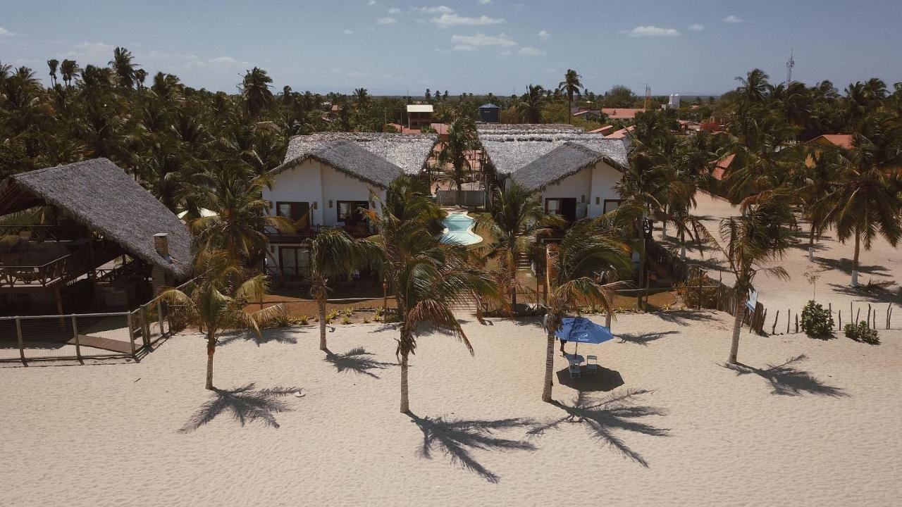 Ap. Peixe Boi Pe Na Areia Com Vista Frontal E Total Para O Mar Барра-Гранді Екстер'єр фото
