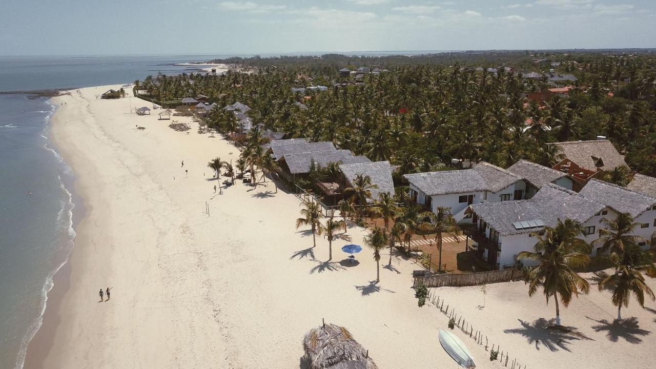 Ap. Peixe Boi Pe Na Areia Com Vista Frontal E Total Para O Mar Барра-Гранді Екстер'єр фото