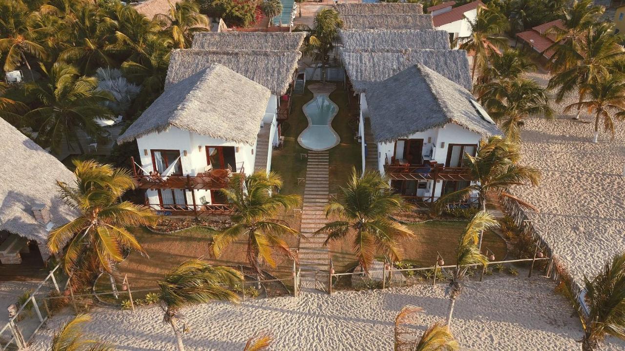 Ap. Peixe Boi Pe Na Areia Com Vista Frontal E Total Para O Mar Барра-Гранді Екстер'єр фото